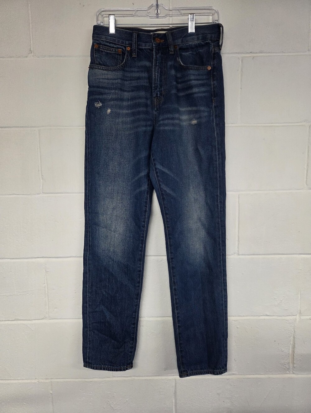 Madewell Women's Indigo Blue Straight-Leg Jeans